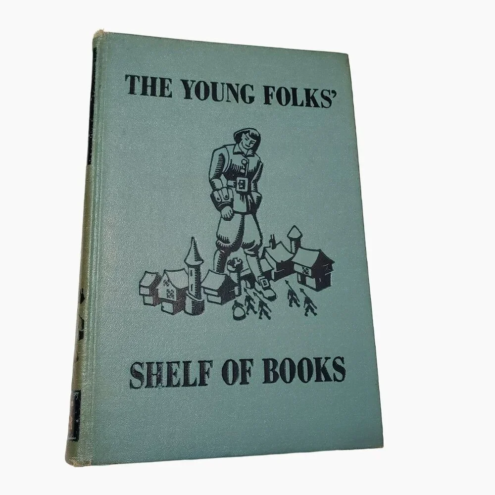 Vintage 1948 Hardcover Book, Antique Book for Styling, The Young Folks Shelf - Picture 1 of 12
